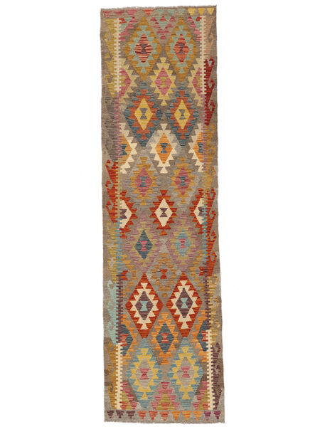 絨毯 オリエンタル キリム アフガン オールド スタイル 83X293 廊下 カーペット 茶色/オレンジ (ウール, アフガニスタン)
