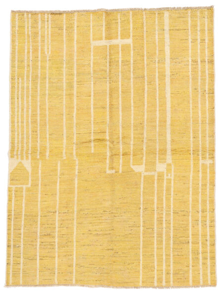  Berber Style Tapete 148X194 Lã Laranja Pequeno Carpetvista