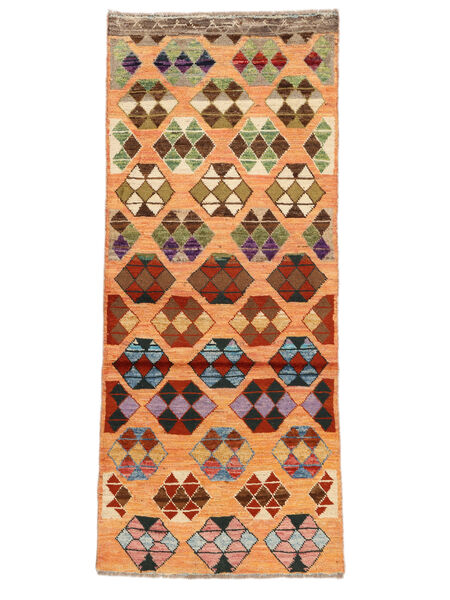  Moroccan Berber - Afghanistan 80X196 Oranssi/Ruskea Carpetvista