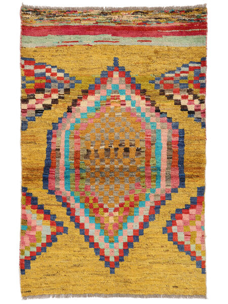90X140 Moroccan Berber - Afghanistan Matto Moderni Ruskea/Oranssi (Villa, Afganistan) Carpetvista
