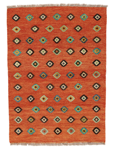  108X152 Kelim Nimbaft Teppich Dunkelrot/Rot Afghanistan Carpetvista