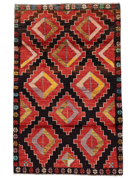 Moroccan Berber - Afghanistan Teppe 112X174 Mørk Rød/Svart Ull, Afghanistan Carpetvista