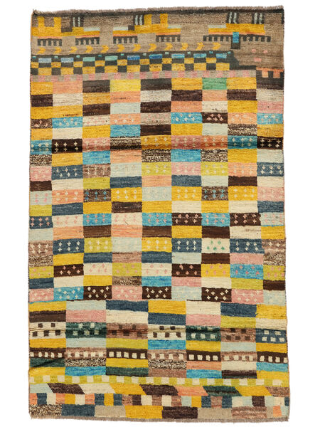  Moroccan Berber - Afghanistan 114X183 Tappeto Di Lana Marrone/Arancione Piccolo Carpetvista