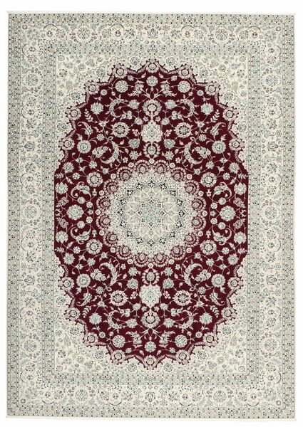 250X360 絨毯 オリエンタル ナイン 6La グリーン/茶色 大きな (ウール, ペルシャ/イラン)