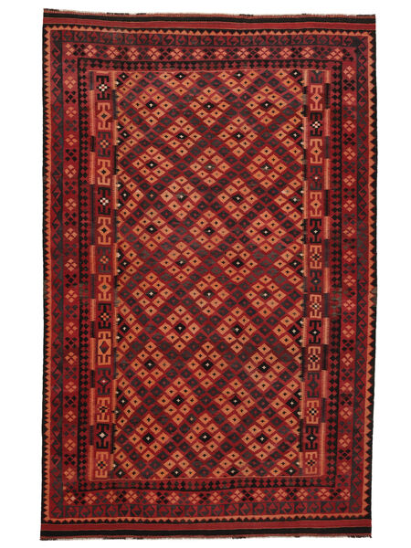 292X465 Tapete Oriental Kilim Maimane Vermelho Escuro/Preto Grande (Lã, Afeganistão) Carpetvista