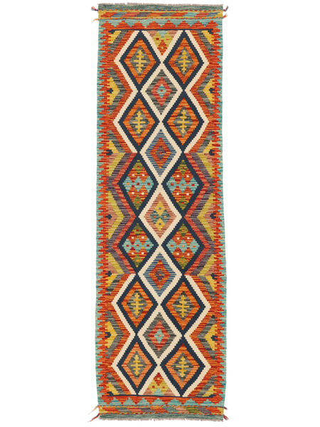  63X199 Petit Kilim Afghan Old Style Tapis Laine, Carpetvista