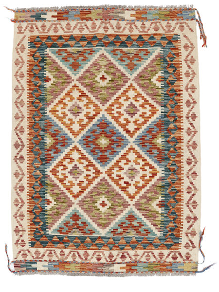  101X144 Klein Kelim Afghan Old Stil Teppich Wolle, Carpetvista