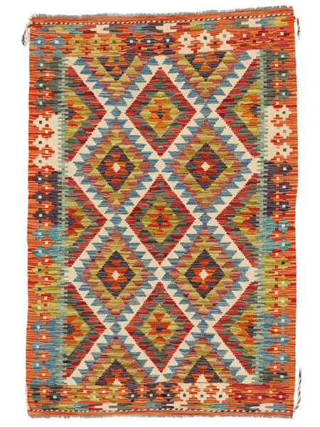  101X151 Klein Kelim Afghan Old Stil Teppich Wolle, Carpetvista