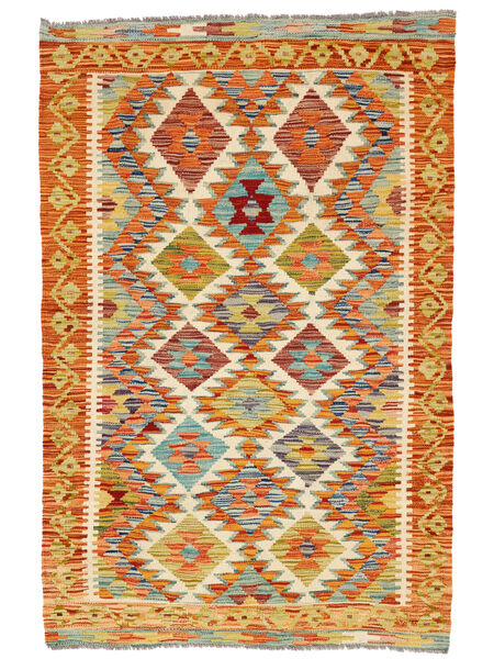 98X150 Koberec Orientální Kelim Afghán Old Style Oranžová/Červená (Vlna, Afghánistán) Carpetvista