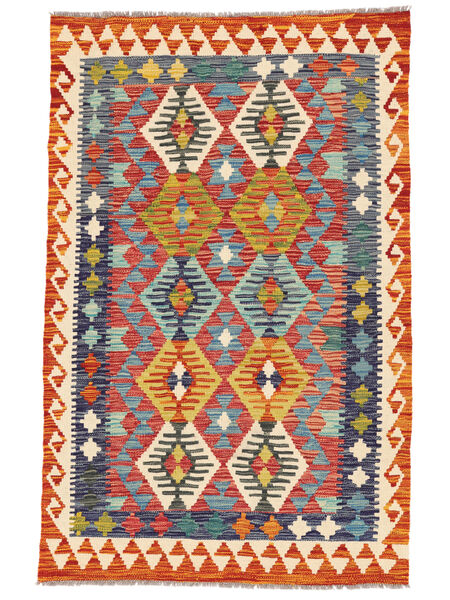  95X144 Klein Kelim Afghan Old Stil Teppich Wolle, Carpetvista