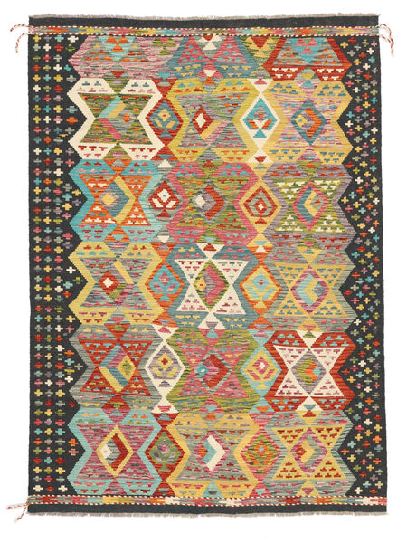 177X247 Kelim Afghan Old Stil Teppich Wolle, Carpetvista