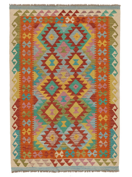 109X162 Tapete Kilim Afegão Old Style Oriental Vermelho Escuro/Laranja (Lã, Afeganistão) Carpetvista