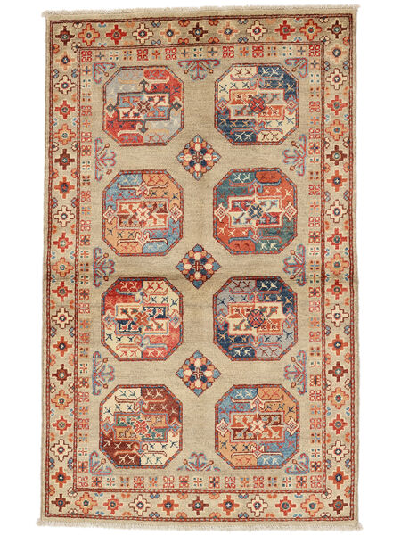  Orientalischer Kazak Fine Teppich 91X149 Orange/Braun Wolle, Afghanistan Carpetvista