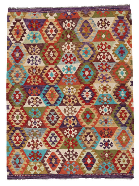  152X205 Pequeno Kilim Afegão Old Style Tapete Lã, Carpetvista