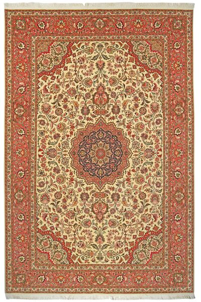 201X300 Tabriz 50 Raj Rug Oriental Brown/Orange (Wool, Persia/Iran)