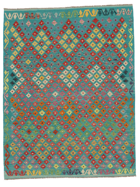  158X202 Klein Kelim Afghan Old Stil Teppich Wolle, Carpetvista