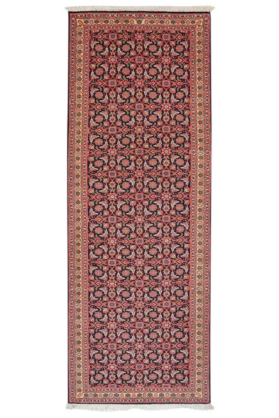  Tabriz 50 Raj Rug 70X189 Persian Wool Dark Red/Brown Small