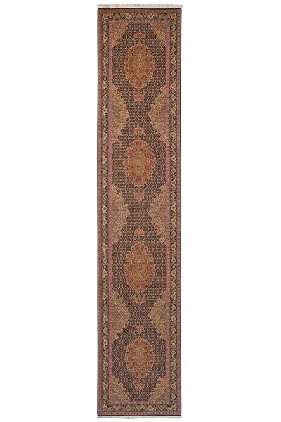 Teppichläufer 80X399 Orientalischer Persischer Täbriz 50 Raj