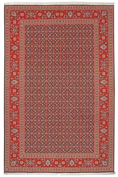198X300 Alfombra Oriental Tabriz 50 Raj Rojo Oscuro/Rojo (Lana, Persia/Irán)