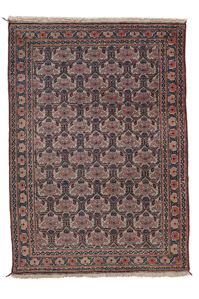 62X86 絨毯 タブリーズ Antik オリエンタル 茶色/ブラック (ウール, ペルシャ/イラン)