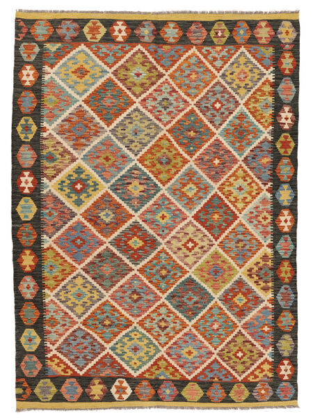  Kilim Afgán Old Style Szőnyeg 170X237 Barna/Sötétpiros Carpetvista