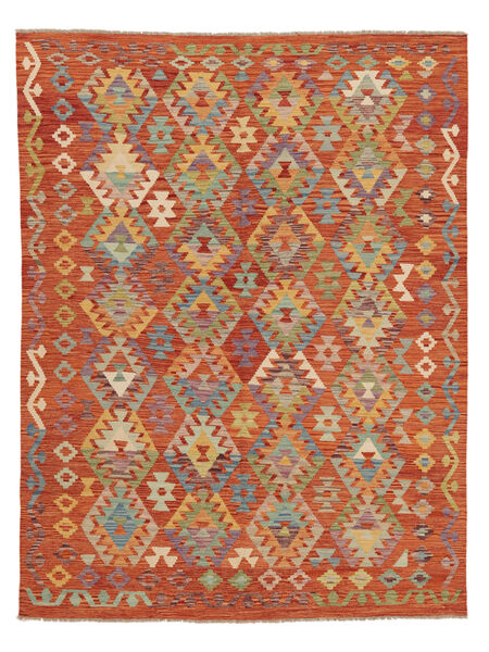  Kelim Afghan Old Stil Teppich 180X234 Dunkelrot/Braun Carpetvista