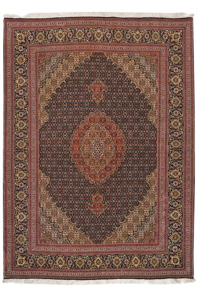 156X213 Tabriz 50 Raj Rug Oriental Brown/Black (Wool, Persia/Iran)