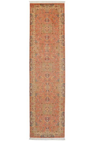 81X313 Tabriz 50 Raj Rug Oriental Runner
 Brown (Wool, Persia/Iran)