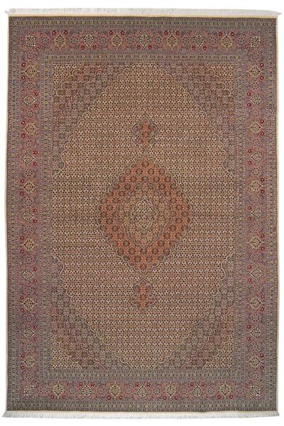 絨毯 オリエンタル タブリーズ 50 Raj 204X298 茶色/ブラック (ウール, ペルシャ/イラン)