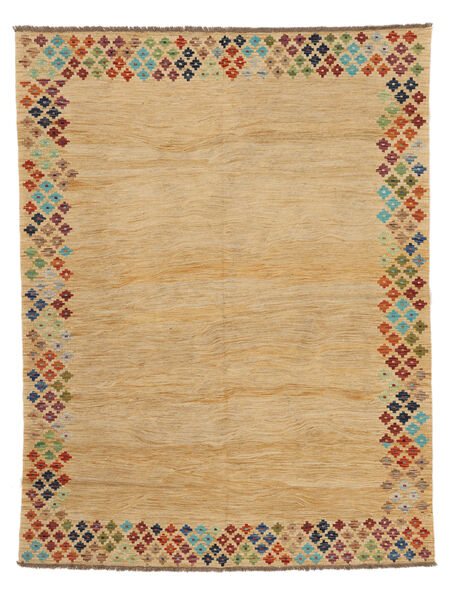 174X229 Kelim Afghan Old Stil Teppich Orientalischer Orange/Braun (Wolle, Afghanistan) Carpetvista