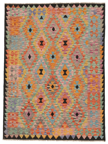 147X198 Klein Kelim Afghan Old Stil Teppich Wolle, Carpetvista