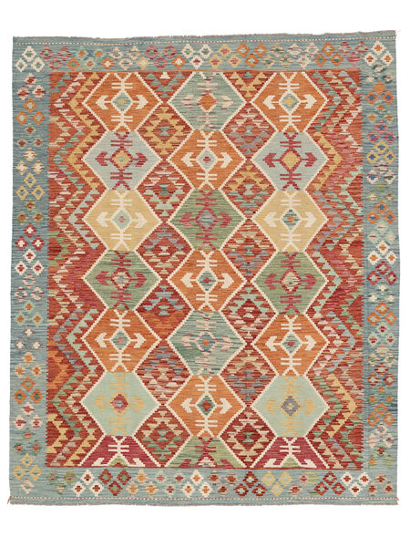 247X298 Tapete Oriental Kilim Afegão Old Style Vermelho Escuro/Castanho (Lã, Afeganistão) Carpetvista