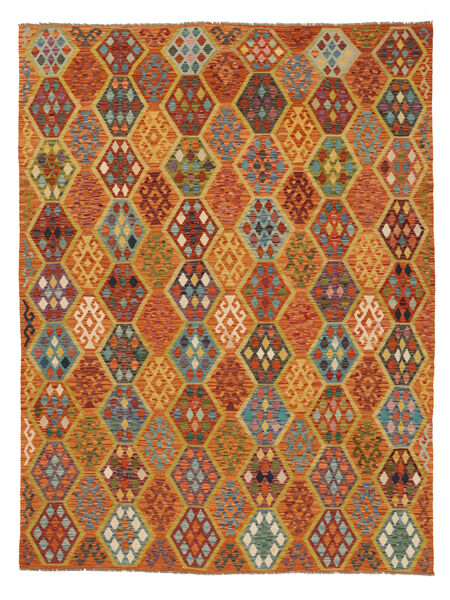  260X341 Groß Kelim Afghan Old Stil Teppich Wolle, Carpetvista
