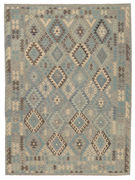 Tapete Oriental Kilim Afegão Old Style 254X342 Amarelo Escuro/Laranja Grande (Lã, Afeganistão)