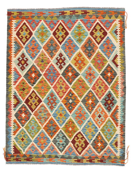 157X204 Tapis Kilim Afghan Old Style D'orient Marron/Beige (Laine, Afghanistan) Carpetvista