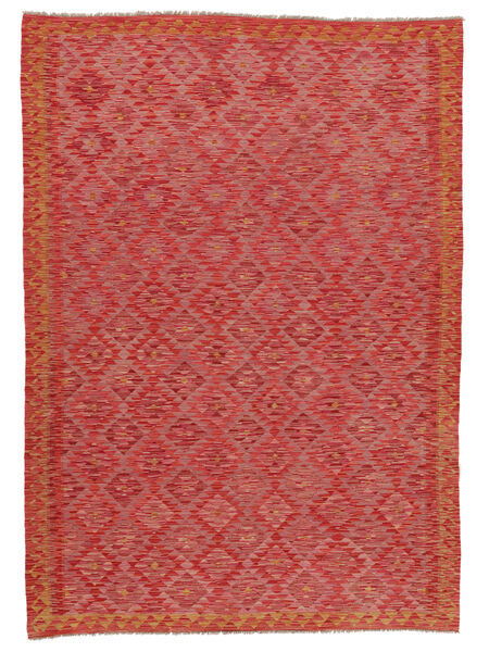 211X295 Kelim Afghan Old Stil Teppich Wolle, Carpetvista
