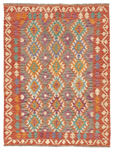 150X197 絨毯 オリエンタル キリム アフガン オールド スタイル 茶色/ダークレッド (ウール, アフガニスタン) Carpetvista