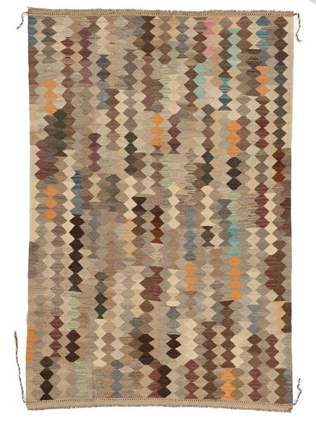 Kilim Ariana Trend Rug 201X286 Brown/Orange Wool, Afghanistan Carpetvista
