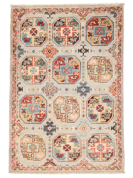 Tapete Oriental Kazak Fine 85X123 Bege/Castanho (Lã, Afeganistão)