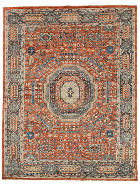  Orientalischer Usak Indisch Teppich 278X360 Braun/Grün Großer Wolle, Indien Carpetvista