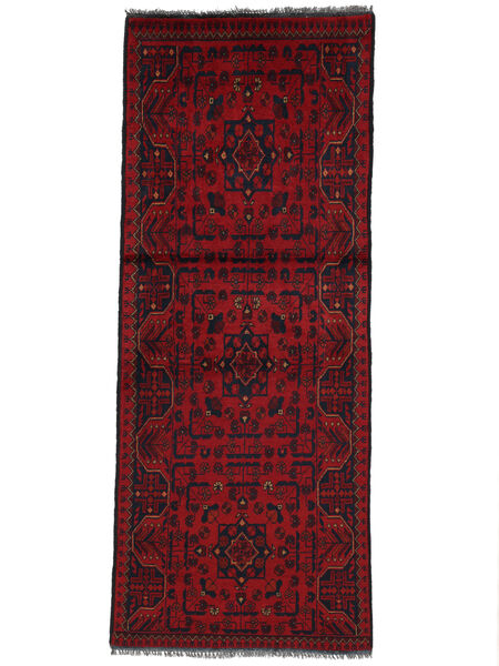  Afghan Khal Mohammadi Matot 73X188 Musta/Tummanpunainen Carpetvista