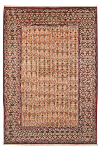 154X226 Tappeto Orientale Isfahan Di Seta Ordito Marrone/Rosso Scuro (Lana, Persia/Iran)