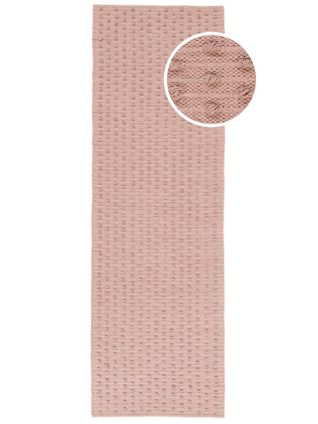 Teppichläufer 80X250 Baumwolle Bumblin - Rosa