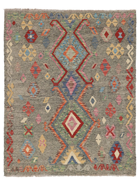  132X165 Klein Kelim Afghan Old Stil Teppich Wolle, Carpetvista