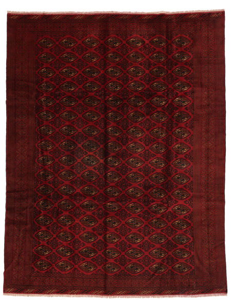 285X367 絨毯 オリエンタル バルーチ ブラック/ダークレッド 大きな (ウール, アフガニスタン) Carpetvista