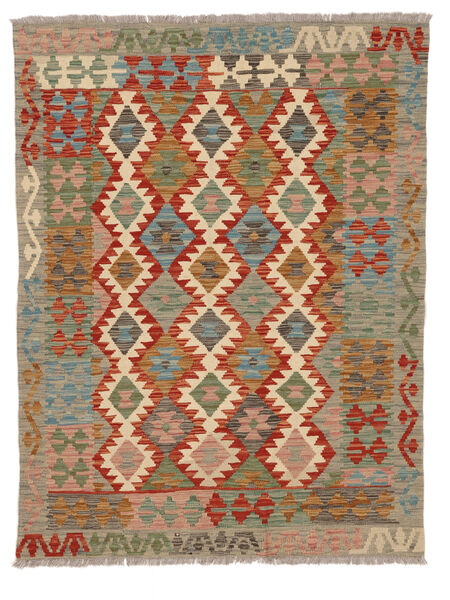  132X173 Small Kilim Afghan Old Style Rug Wool, Carpetvista