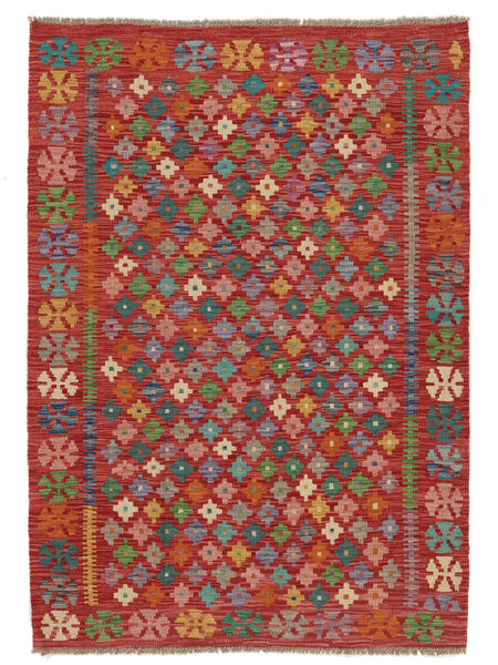  116X146 Pequeno Kilim Afegão Old Style Tapete Lã, Carpetvista