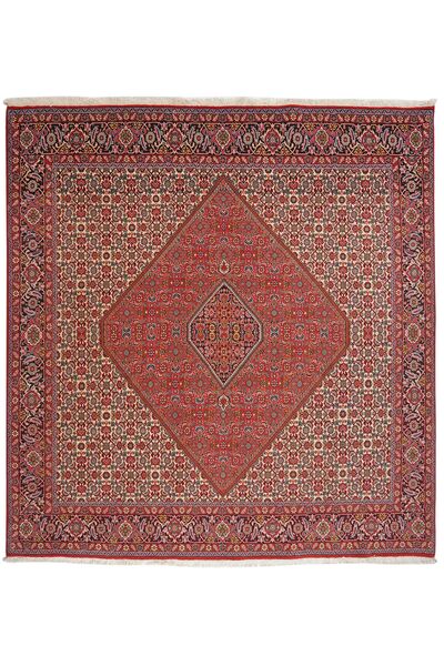  201X208 Bidjar Teppich Quadratisch Dunkelrot/Braun Persien/Iran
