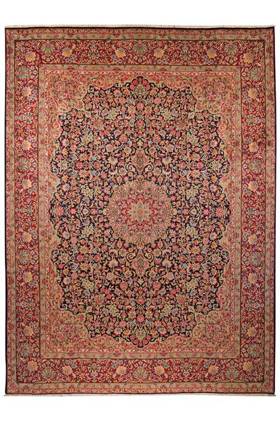 Kerman Rug Rug 299X408 Dark Red/Brown Large Wool, Persia/Iran