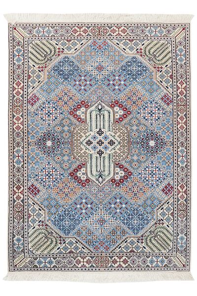 105X144 絨毯 オリエンタル ナイン 9La ダークグレー/ベージュ (ウール, ペルシャ/イラン)